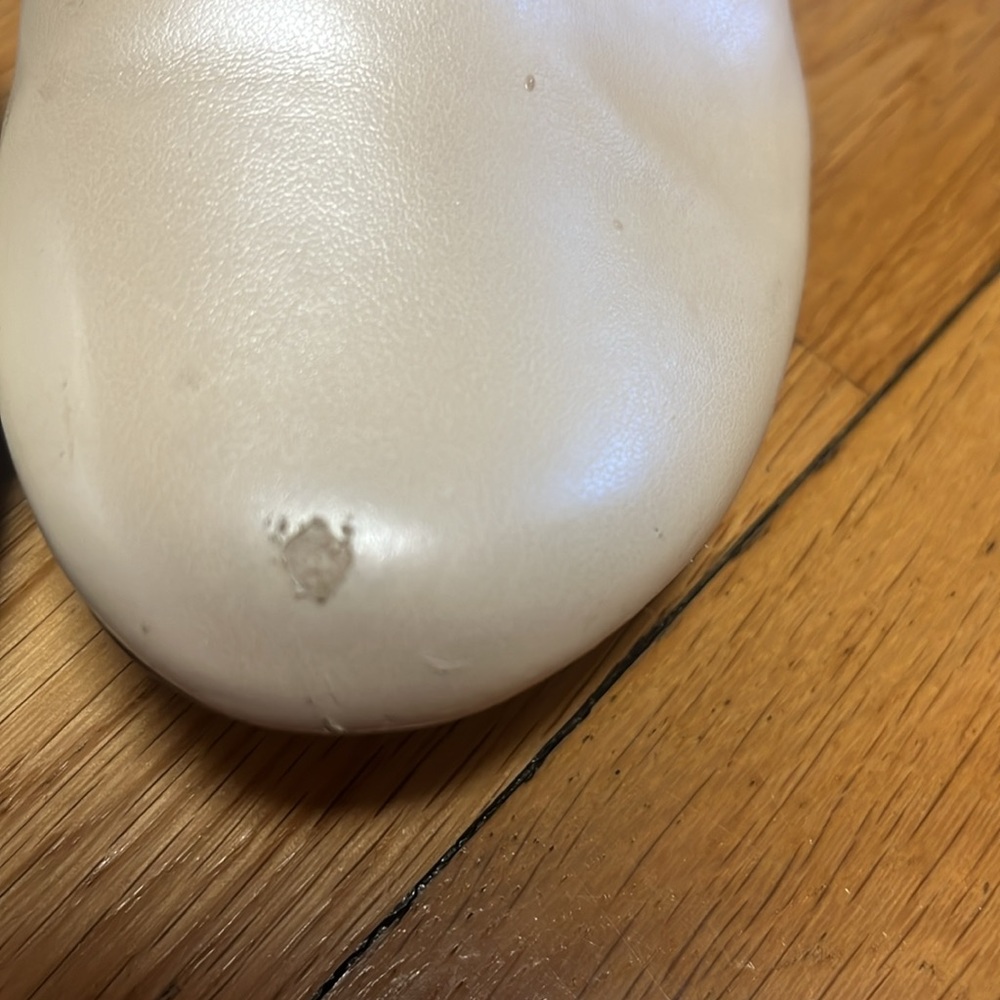 Nina Iridescent Ivory Rhinestone Small Heel Size 3 - Picture 7 of 7